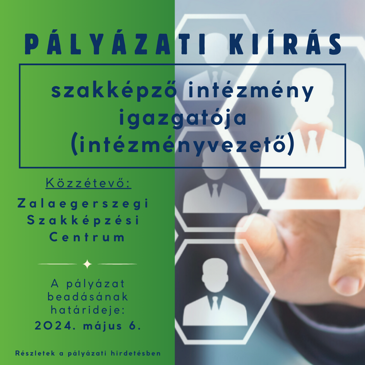 Igazgatói pályázati felhívás