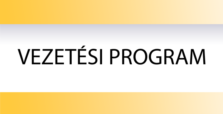 Igazgatói pályázatra benyújtott vezetési program